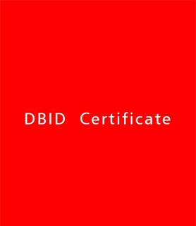 Certificate of Digital Business Identity (DBID)